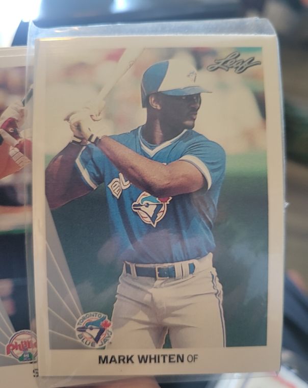1990 Leaf Baseball #396 Mark Whiten — front