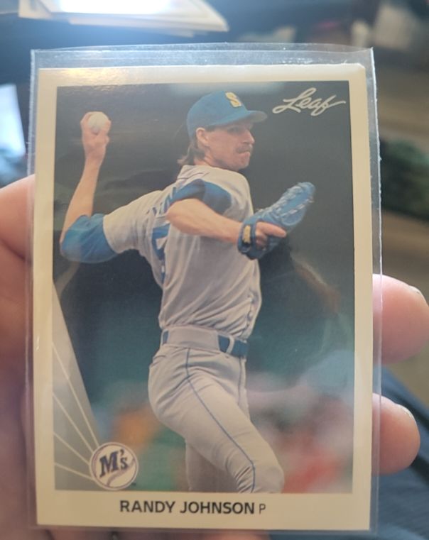 1990 Leaf #483 Randy Johnson — front