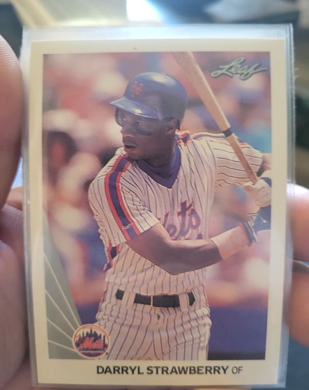 1990 Leaf Darryl Strawberry — front