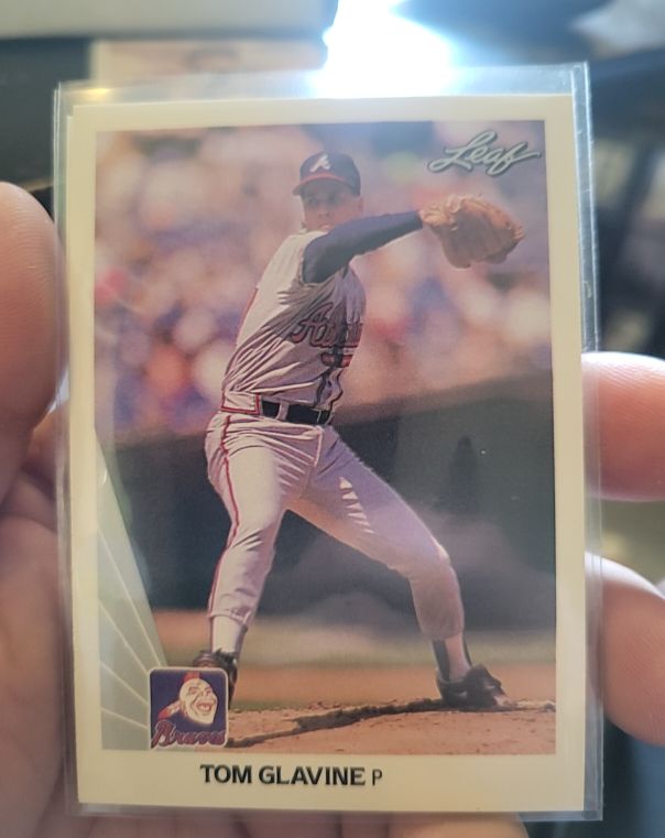 1990 Leaf #13 Tom Glavine — front