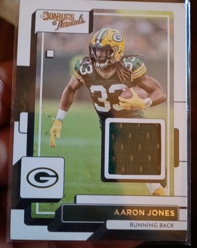2022 Donruss Threads #TH-23 Aaron Jones — front