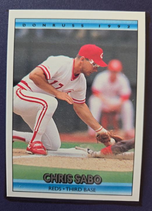 1992 Donruss #50 Chris Sabo — front