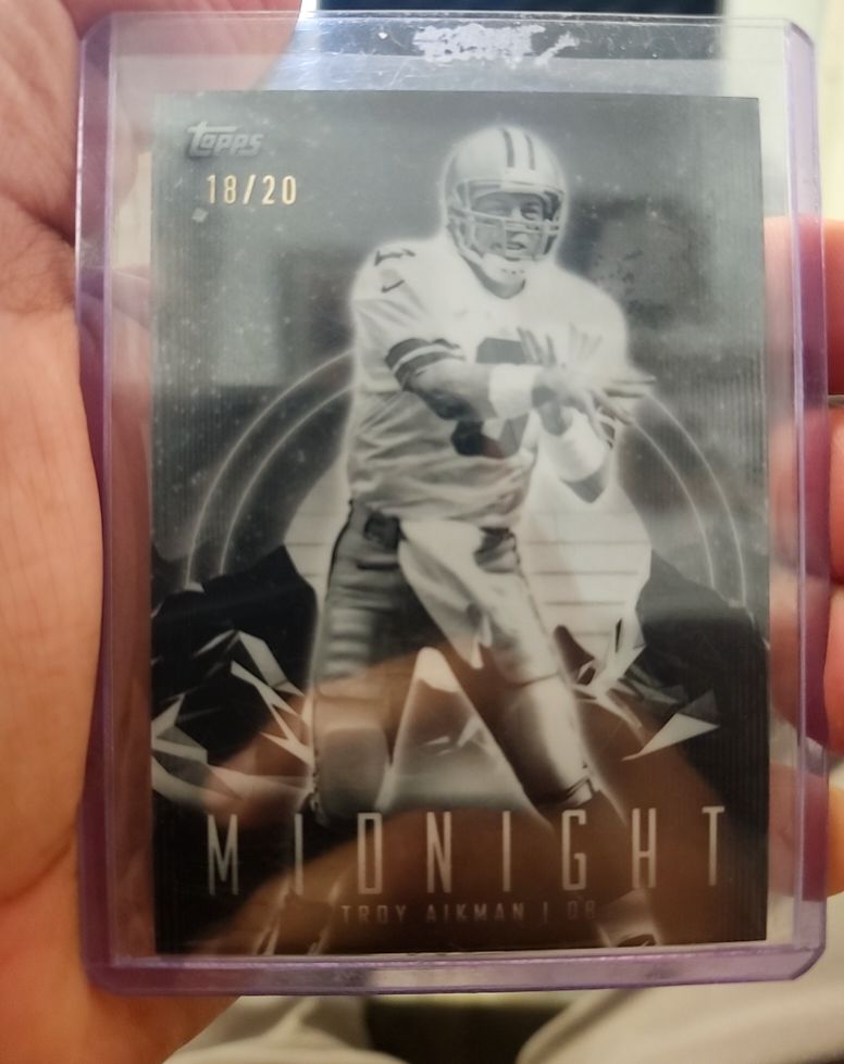 2024 Topps Midnight #18 Troy Aikman — front