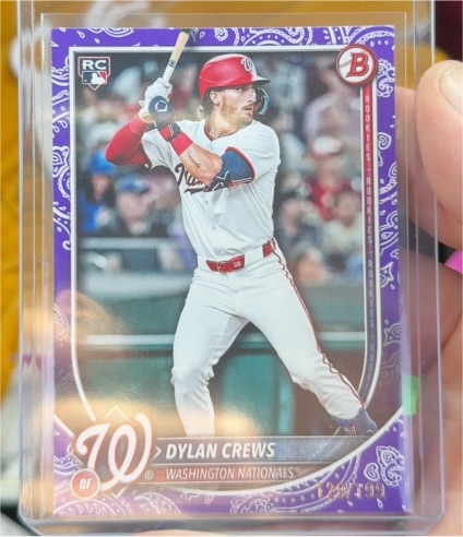2025 Bowman #42 Dylan Crews — front