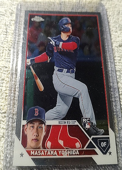 2023 Topps Chrome #167 Masataka Yoshida Rookie Card — front