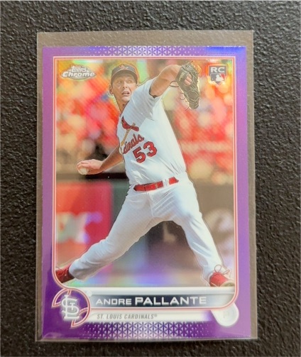 2022 Topps Chrome Update #USC107 Andre Pallante — front