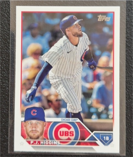 2023 Topps #338 P.J. Higgins — front