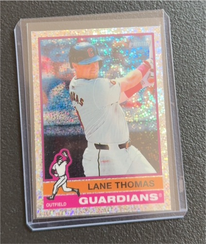 2025 Topps Heritage Chrome #261 Lane Thomas — front