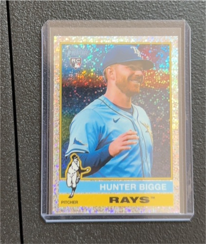2025 Topps Heritage #256 Hunter Bigge — front