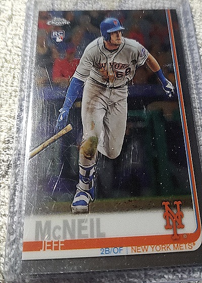 2019 Topps Chrome #152 Jeff McNeil RC — front