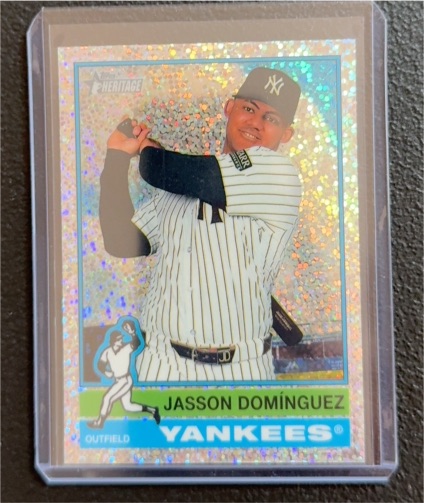 2025 Topps Heritage #453 Jasson Dominguez — front