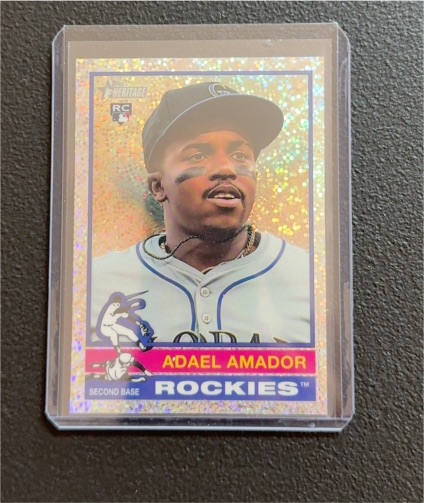 2025 Topps Heritage Chrome #61 Adael Amador — front