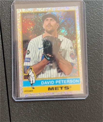2025 Topps Heritage #57 David Peterson — front