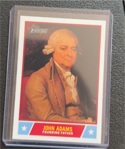 2025 Topps Heritage #HS-3 John Adams — front