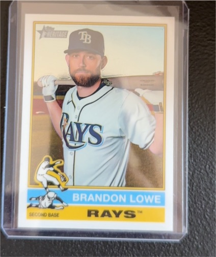 2025 Topps Heritage #488 Brandon Lowe — front