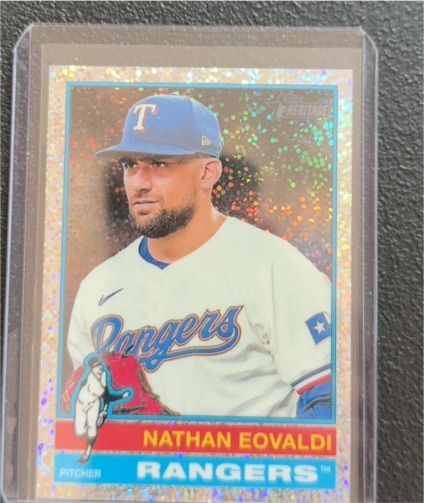 2025 Topps Heritage #34 Nathan Eovaldi — front
