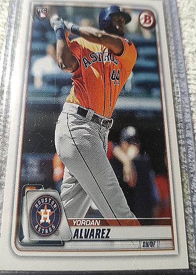 2020 Bowman #25 Yordan Alvarez RC — front