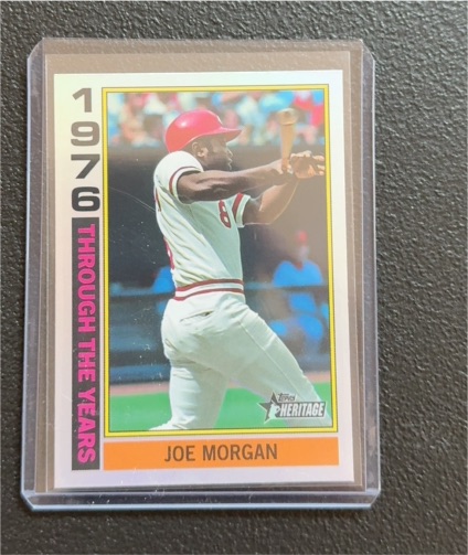 2025 Topps Heritage Through the Years #TTY-1 Joe Morgan — front