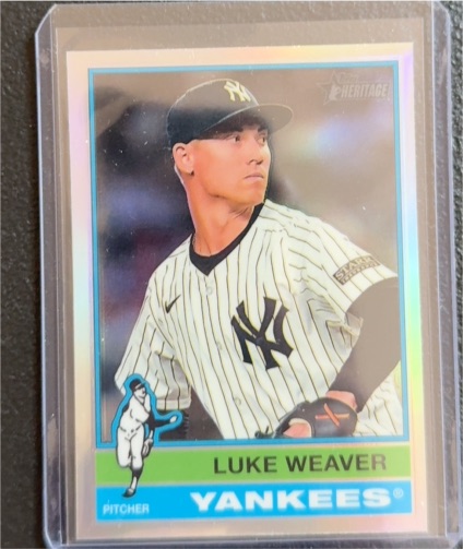 2025 Topps Heritage #50 Luke Weaver — front