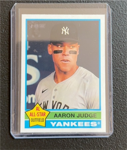 2025 Topps Heritage #380 Aaron Judge — front
