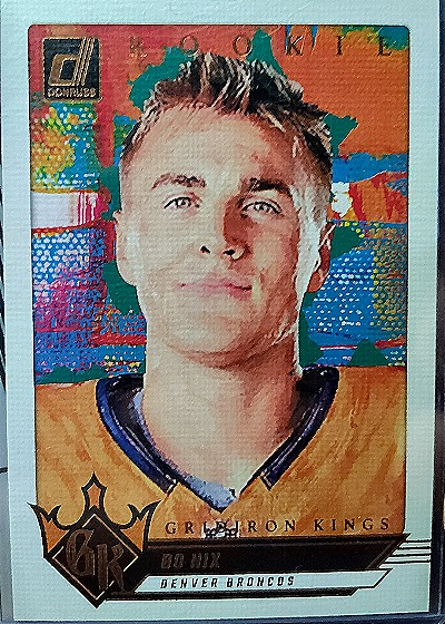 2024 Panini Donruss #6 Bo Nix Gridiron Kings Rookie Denver Broncos — front