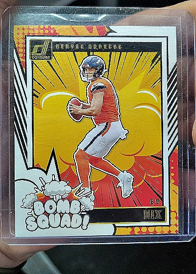 2024 Panini Donruss Bomb Squad #27 Bo Nix — front