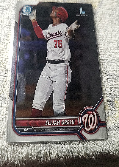 2022 Bowman Draft Chrome #BDC-23 Elijah Green — front