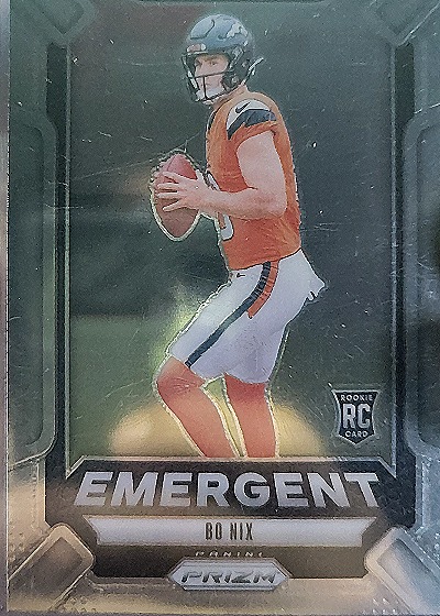 2024 Panini Prizm Emergent #3 Bo Nix — front