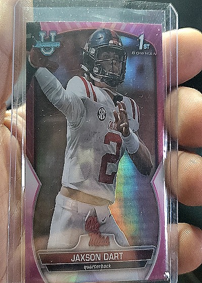 2022 Bowman University Chrome #94 Jaxson Dart — front