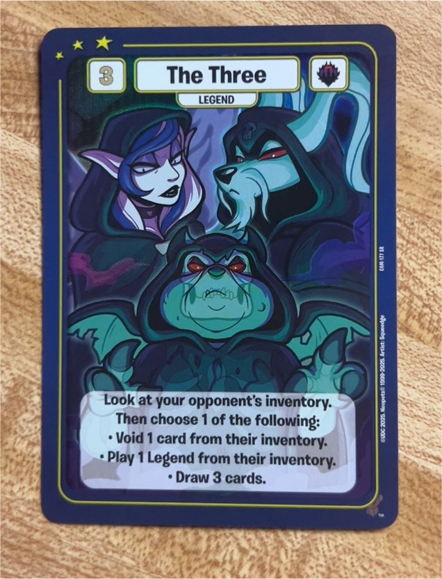 2025 Upper Deck Neopets Battledome TCG Champions of Meridell #177 The Three — front