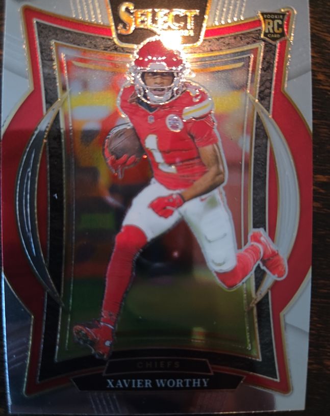 2024 Panini Select #32 Xavier Worthy — front