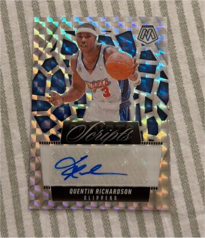 2024-25 Panini Mosaic Scripts #MS-QR Quentin Richardson — front