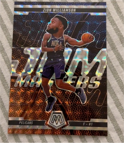 2024-25 Panini Mosaic Jam Masters #1 Zion Williamson — front