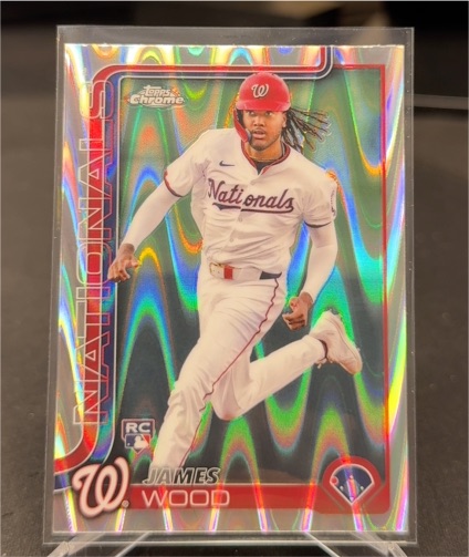 2025 Topps Chrome #132 James Wood — front