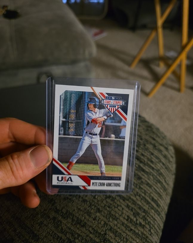 2020 Panini USA Baseball Stars & Stripes #48 Pete Crow-Armstrong — front