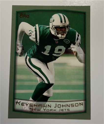 1999 Topps #310 Keyshawn Johnson — front
