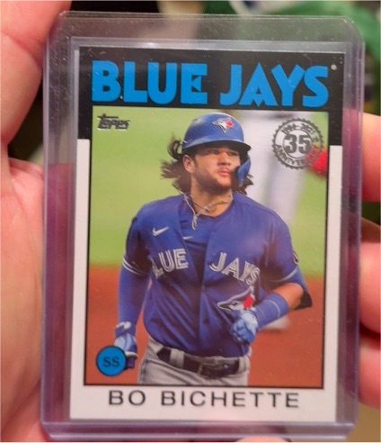 2021 Topps 1986 Topps Baseball 35th Anniversary #86B-55 Bo Bichette — front
