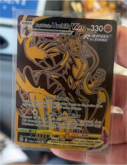 2022 Pokémon Brilliant Stars #TG30 Rapid Strike Urshifu VMAX — front