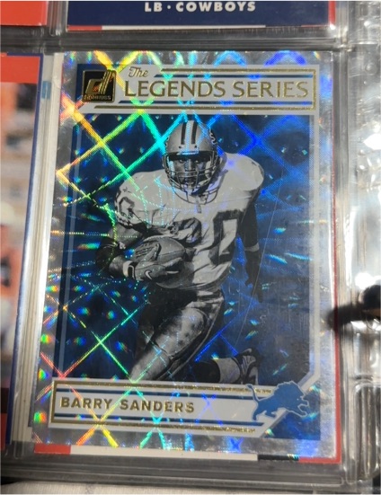 2019 Donruss The Legends Series #LS-9 Barry Sanders — front