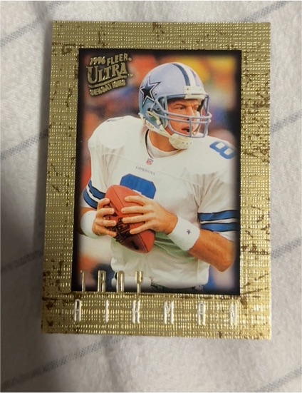 1996 Fleer Ultra Sensations #25 Troy Aikman — front