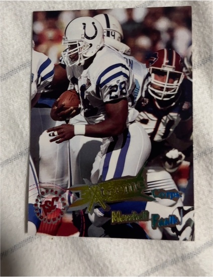 1995 Topps Stadium Club Extreme Corps #x193 Marshall Faulk — front