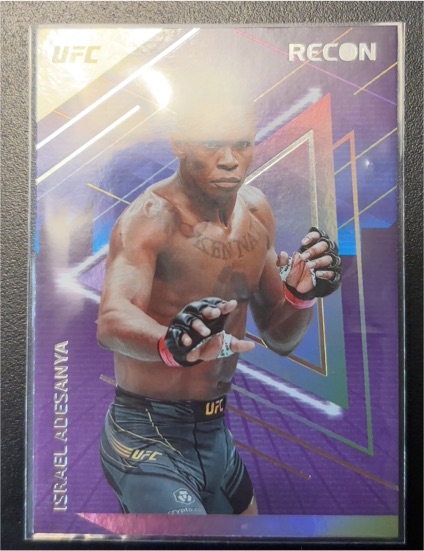 2022 Panini Chronicles Recon UFC #235 Israel Adesanya — front