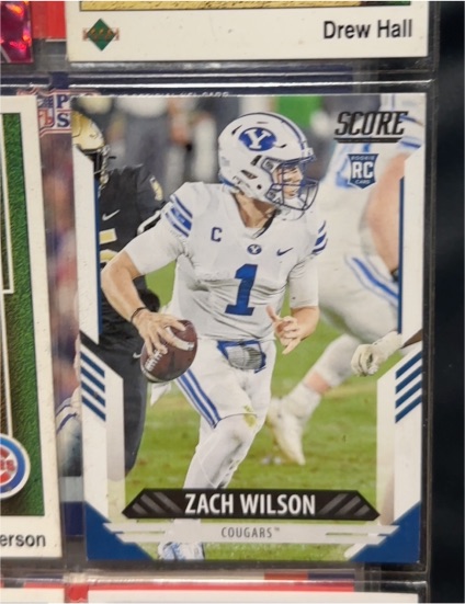 2021 Panini Score #304 Zach Wilson — front