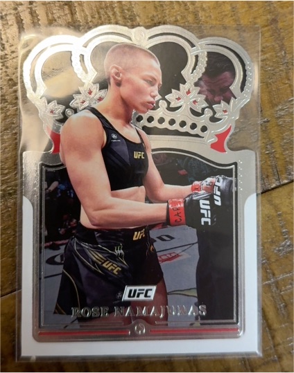 2022 Panini Chronicles UFC #117 Rose Namajunas Crown Royale — front