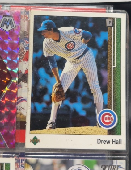 1989 Upper Deck #P Drew Hall — front