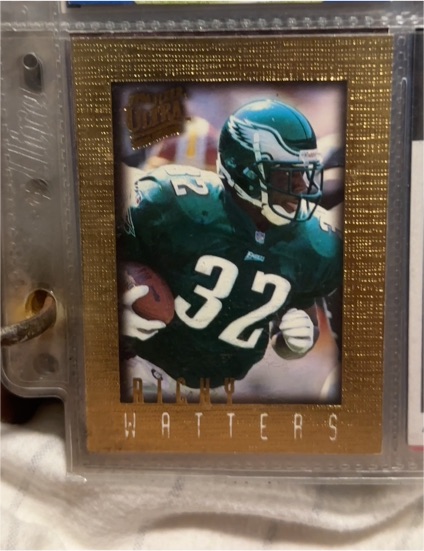 1996 Fleer Ultra Sensations #80 Ricky Watters — front