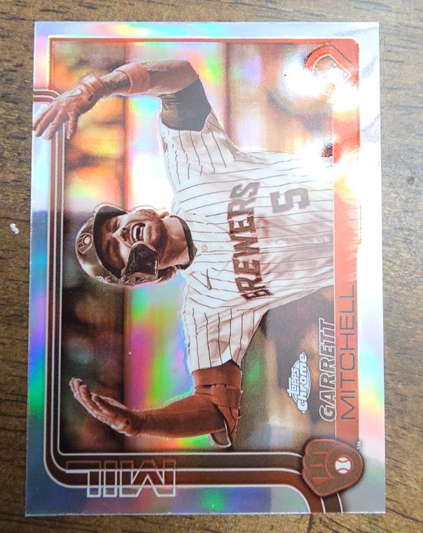 2025 Topps Chrome #C-5 Garrett Mitchell — front