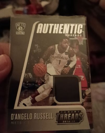 2018-19 Panini Threads #AT-DRS D'Angelo Russell — front