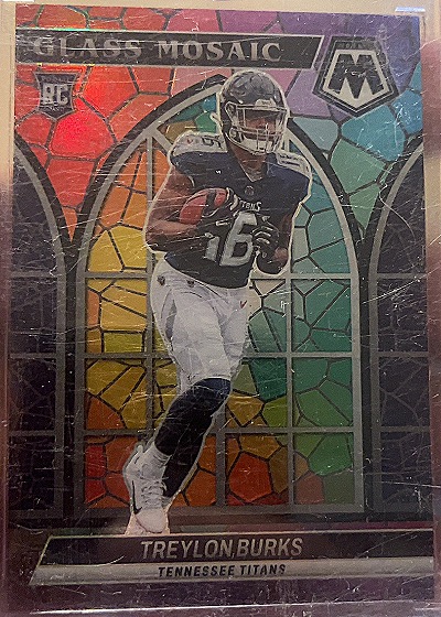 2022 Panini Mosaic Glass Mosaic #GM-23 Treylon Burks — front