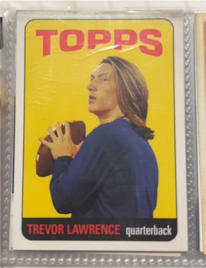 2021 Topps x Trevor Lawrence #8 Trevor Lawrence — front